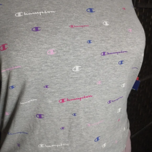 1X NWT CHAMPION Grey Logo Crop Top - Picture 10 of 16